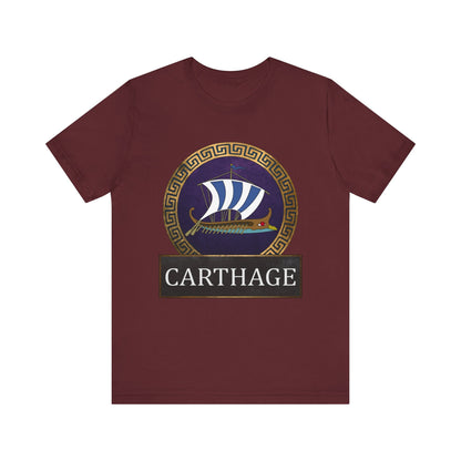 Maroon / S Ancient Carthage - Carthaginian Navy T-shirt