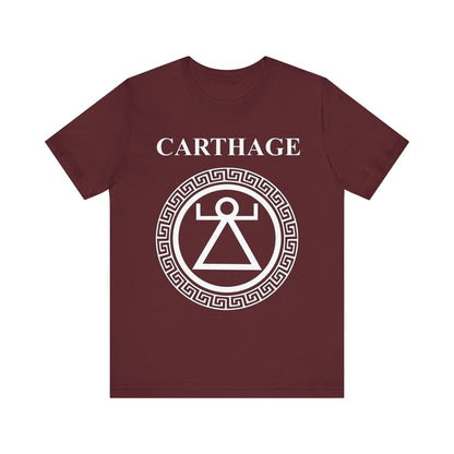Maroon / S Ancient Carthage Tanit Symbol T-shirt