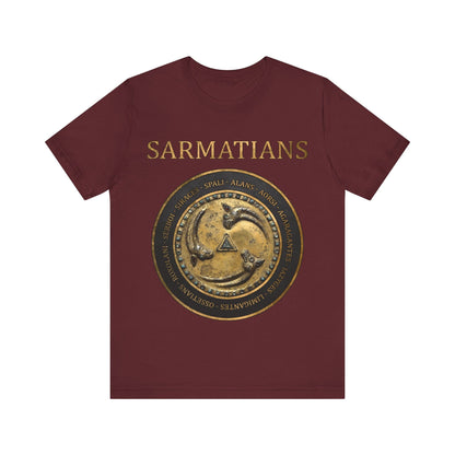 Maroon / S Ancient Sarmatian Tribes T-Shirt