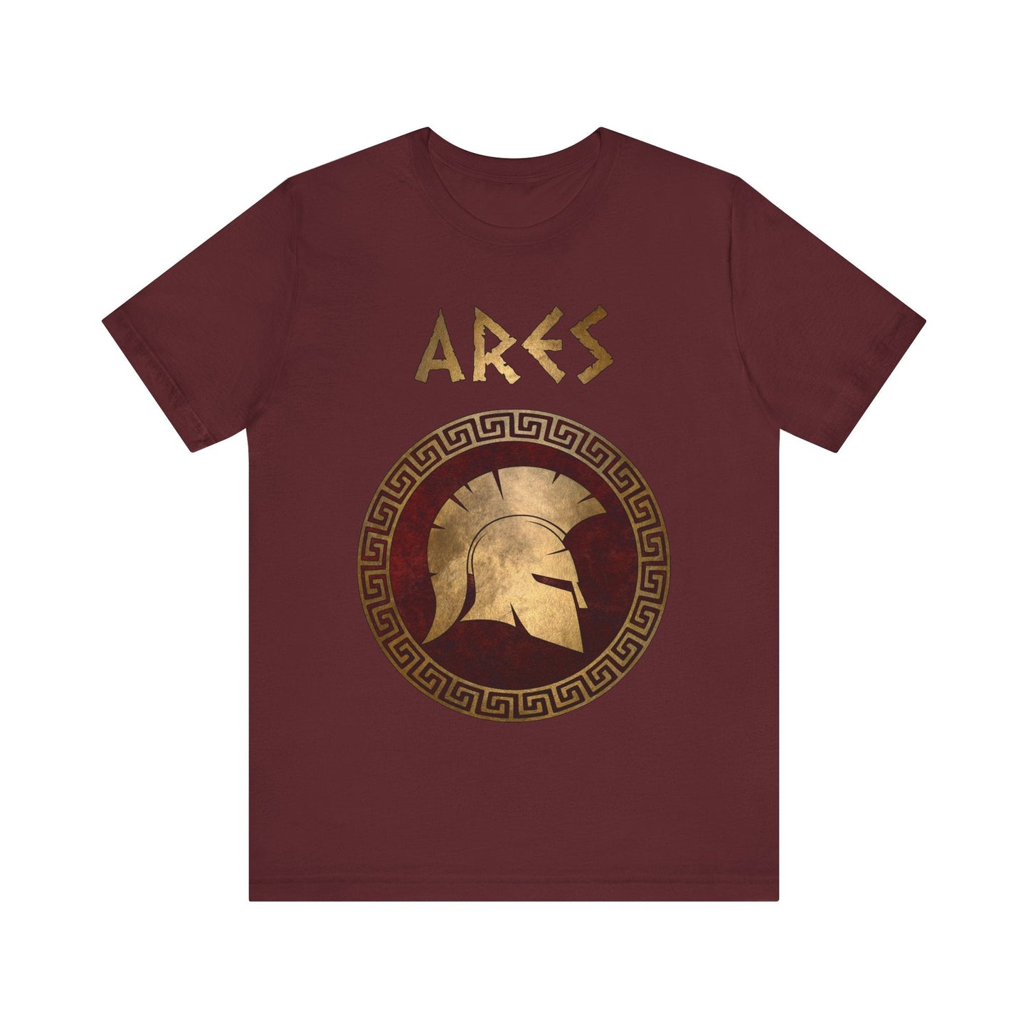 Maroon / S Ares Ancient Greek God of War T-Shirt