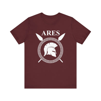 Maroon / S Ares Greek God of War T-Shirt