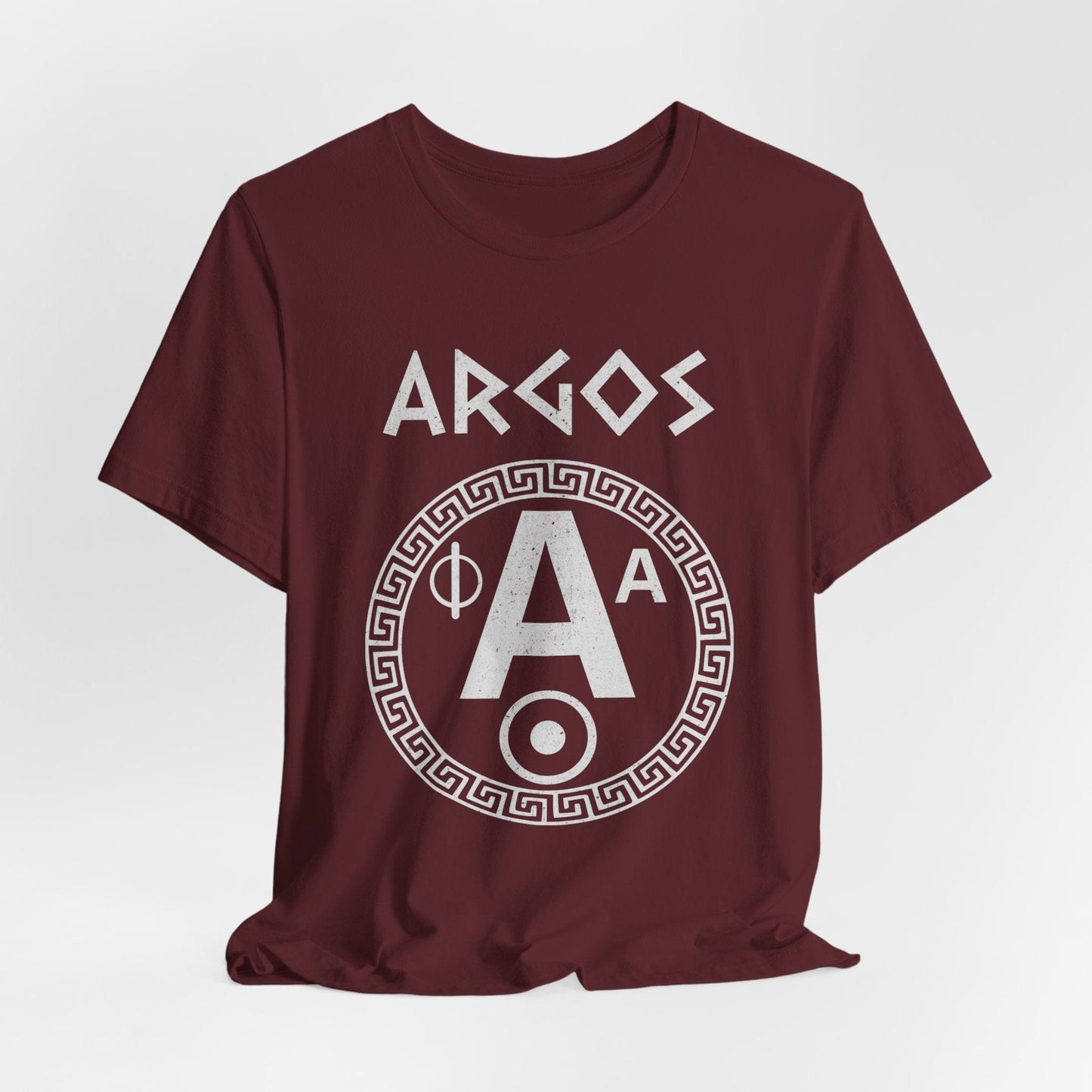 Maroon / S Argos Ancient Greek Polis T-Shirt
