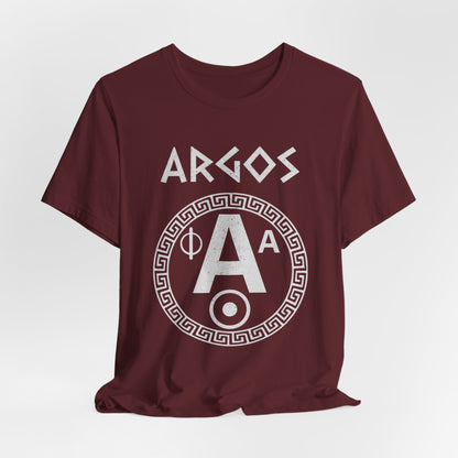 Maroon / S Argos Ancient Greek Polis T-Shirt