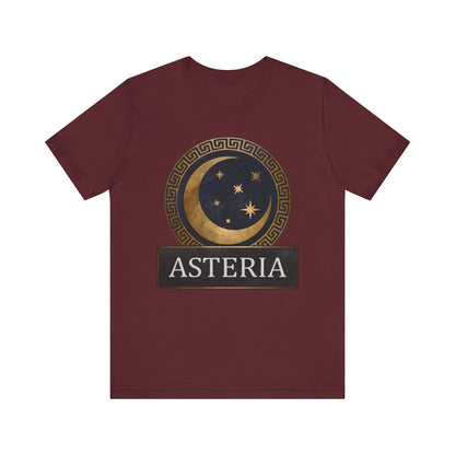 Maroon / S Asteria Greek Goddess of the Stars T-Shirt