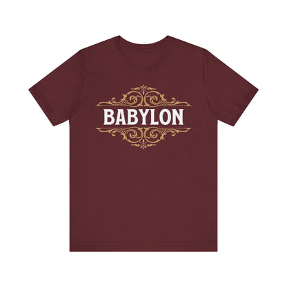 Maroon / S Babylon - Mesopotamian History T-Shirt