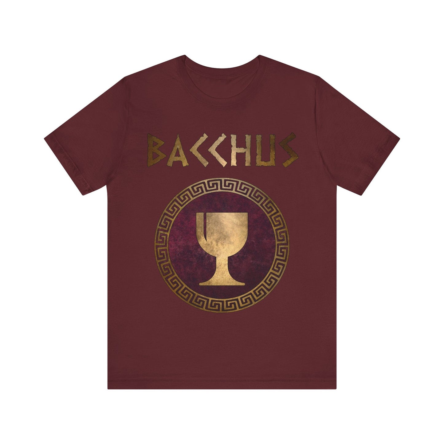 Maroon / S Bacchus Roman God of Wine and Festivals T-Shirt