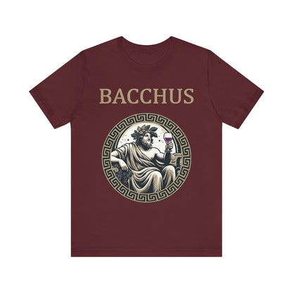 Maroon / S Bacchus Roman God of Wine, Madness and Festivals T-Shirt