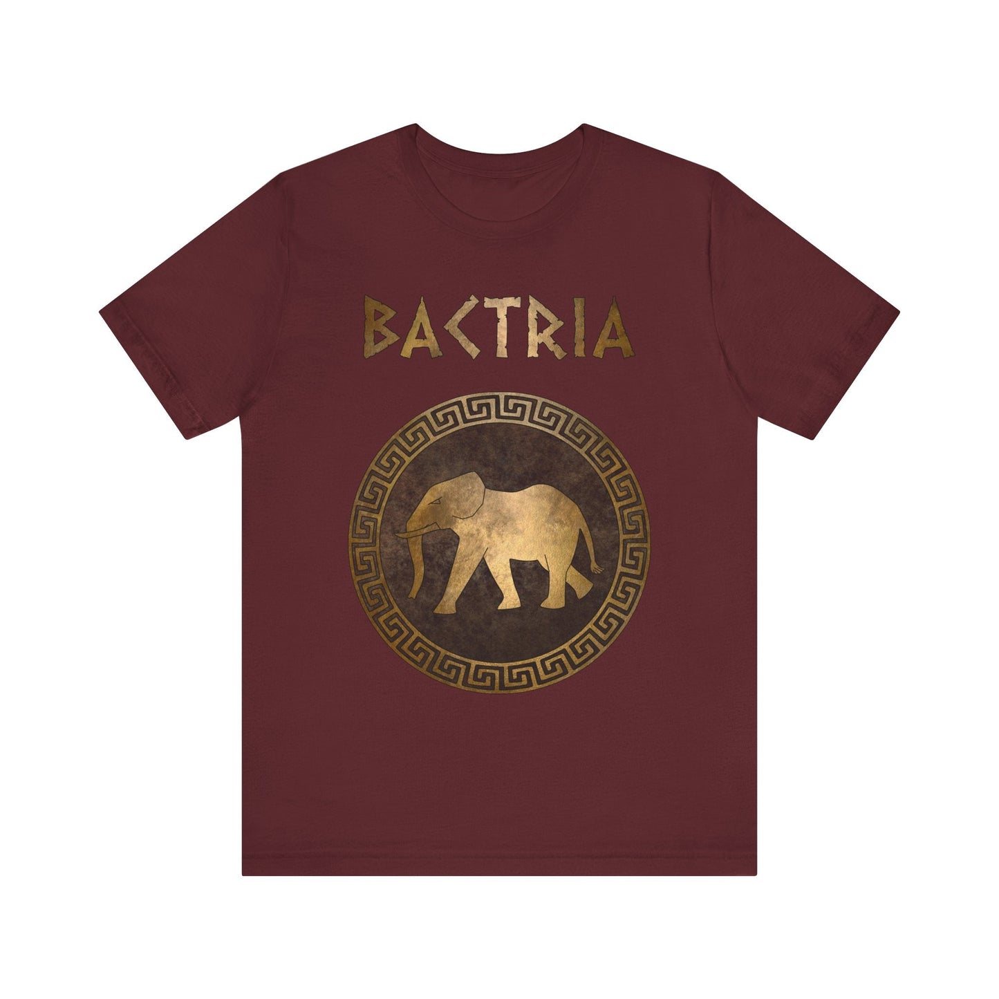 Maroon / S Bactria Indo-Greek Kingdom T-Shirt