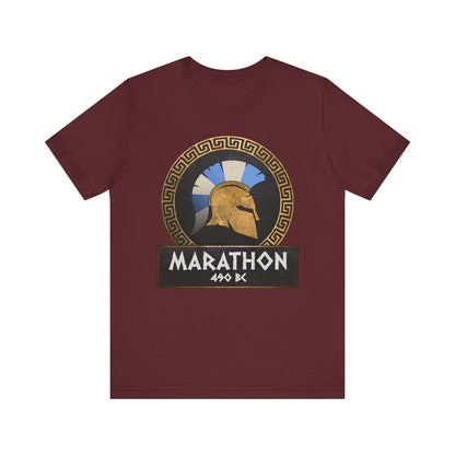 Maroon / S Battle of Marathon Athenian Hoplite T-Shirt