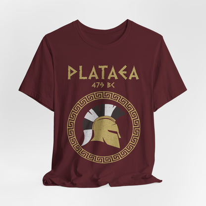 Maroon / S Battle of Plataea - Greek Hoplite T-Shirt
