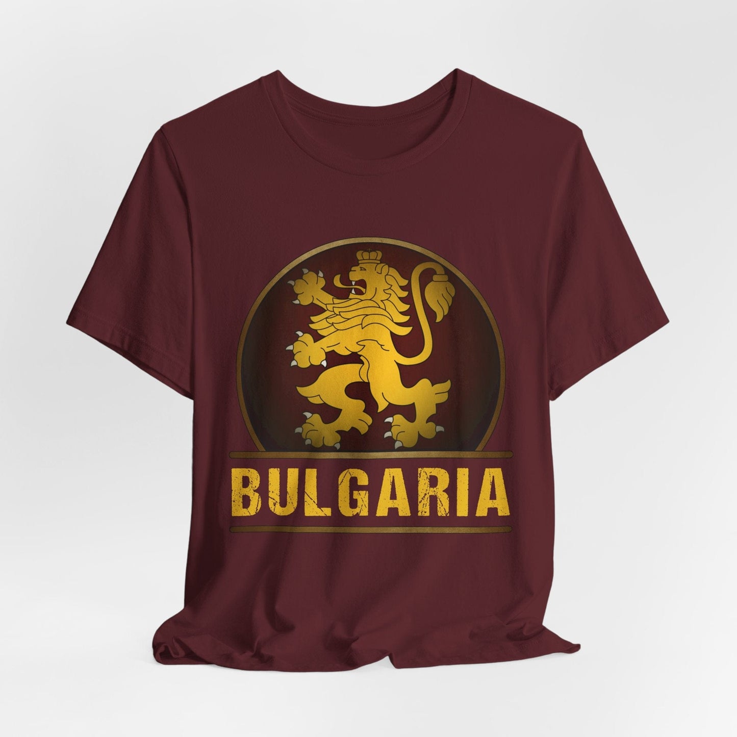 Maroon / S Bulgaria Lion Rampant T-Shirt