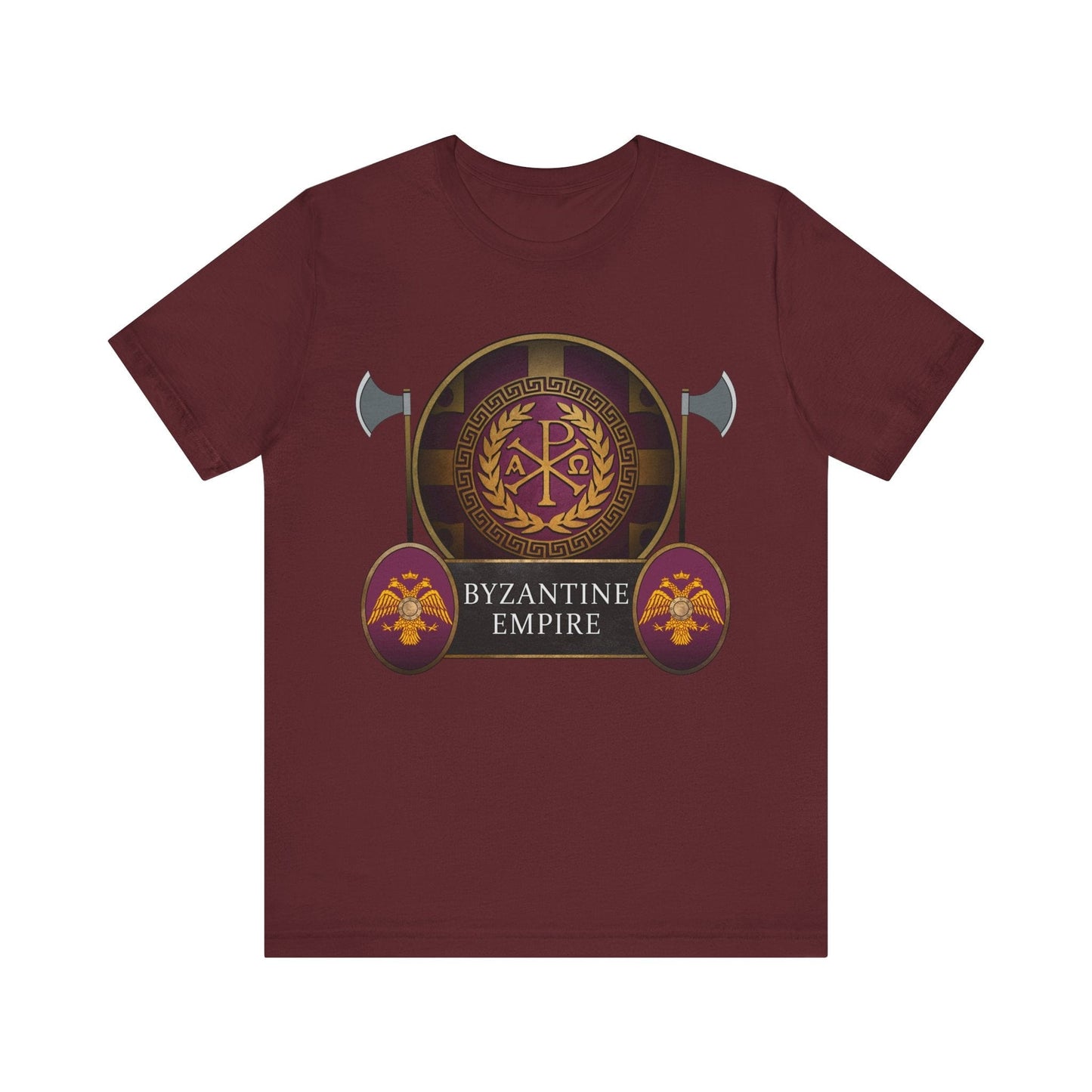Maroon / S Byzantine Empire Army T-Shirt