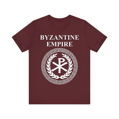 Maroon / S Byzantine Empire Imperial Chi Rho Constantinople T-shirt