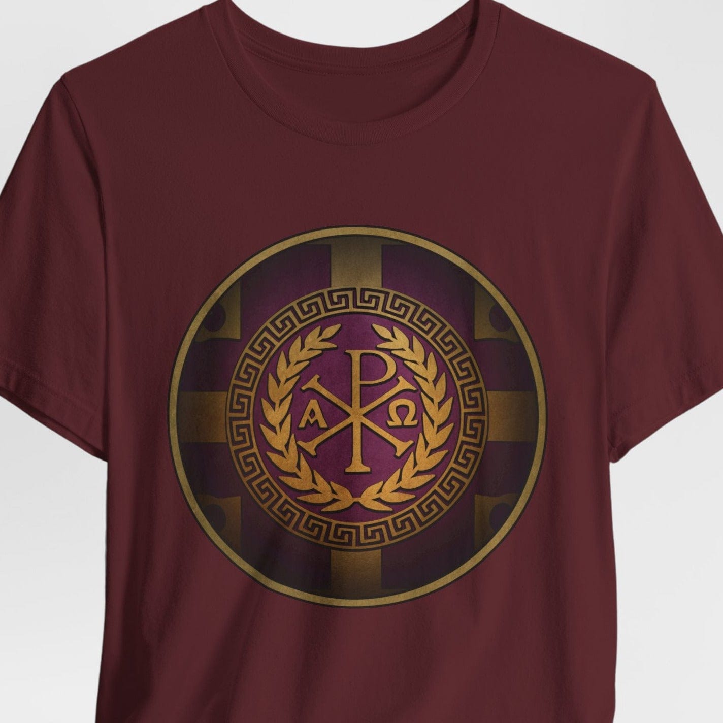 Maroon / S Byzantine Empire Symbol T-Shirt