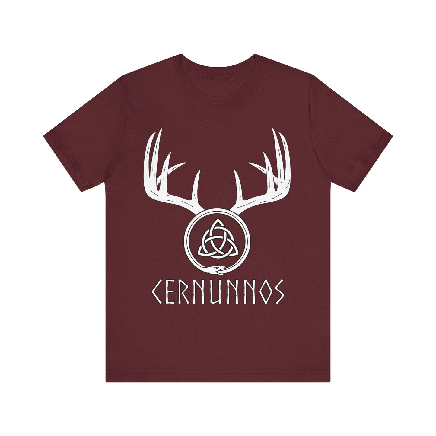 Maroon / S Cernunnos Celtic God T-Shirt