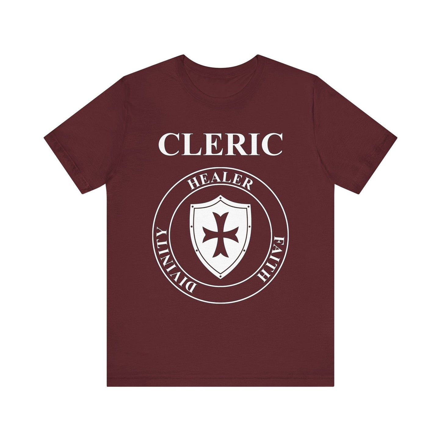 Maroon / S Cleric Holy Warrior T-Shirt