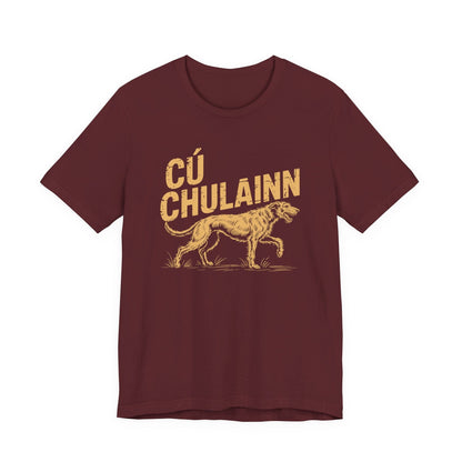 Maroon / S Cu Chulainn - Celtic Mythology T-Shirt