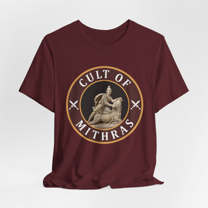 Maroon / S Cult of Mithras Roman Mithraism T-Shirt