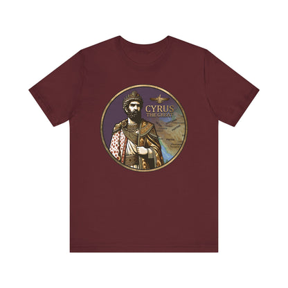 Maroon / S Cyrus the Great - Achaemenid Persia T-Shirt