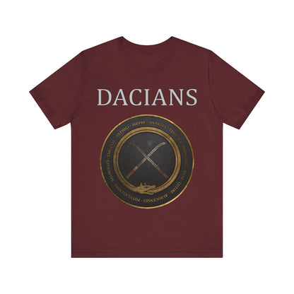 Maroon / S Dacia - Ancient Dacian Tribes T-Shirt