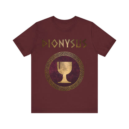 Maroon / S Dionysus Greek God T-Shirt
