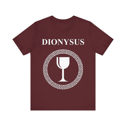 Maroon / S Dionysus Greek God T-Shirt
