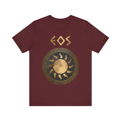 Maroon / S Eos Greek Goddess of the Dawn T-shirt
