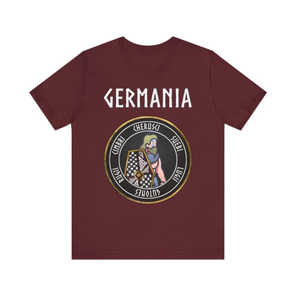 Maroon / S Germania Tribes Berserker T-Shirt