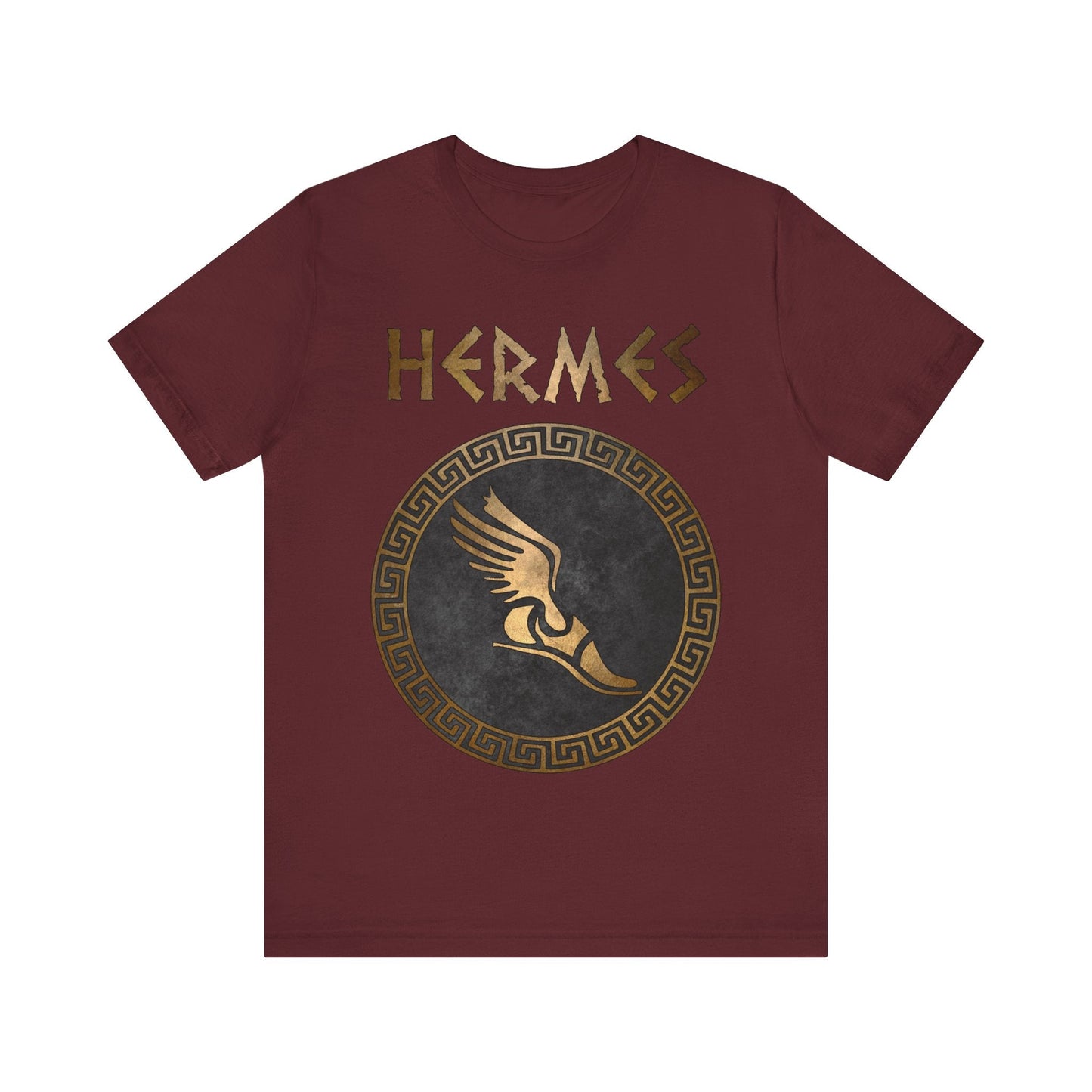 Maroon / S Greek God Hermes - Messenger of the Gods T-Shirt
