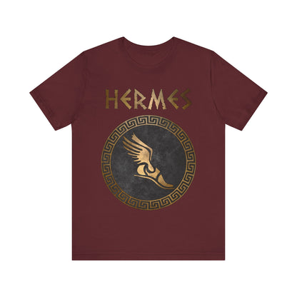 Maroon / S Greek God Hermes - Messenger of the Gods T-Shirt