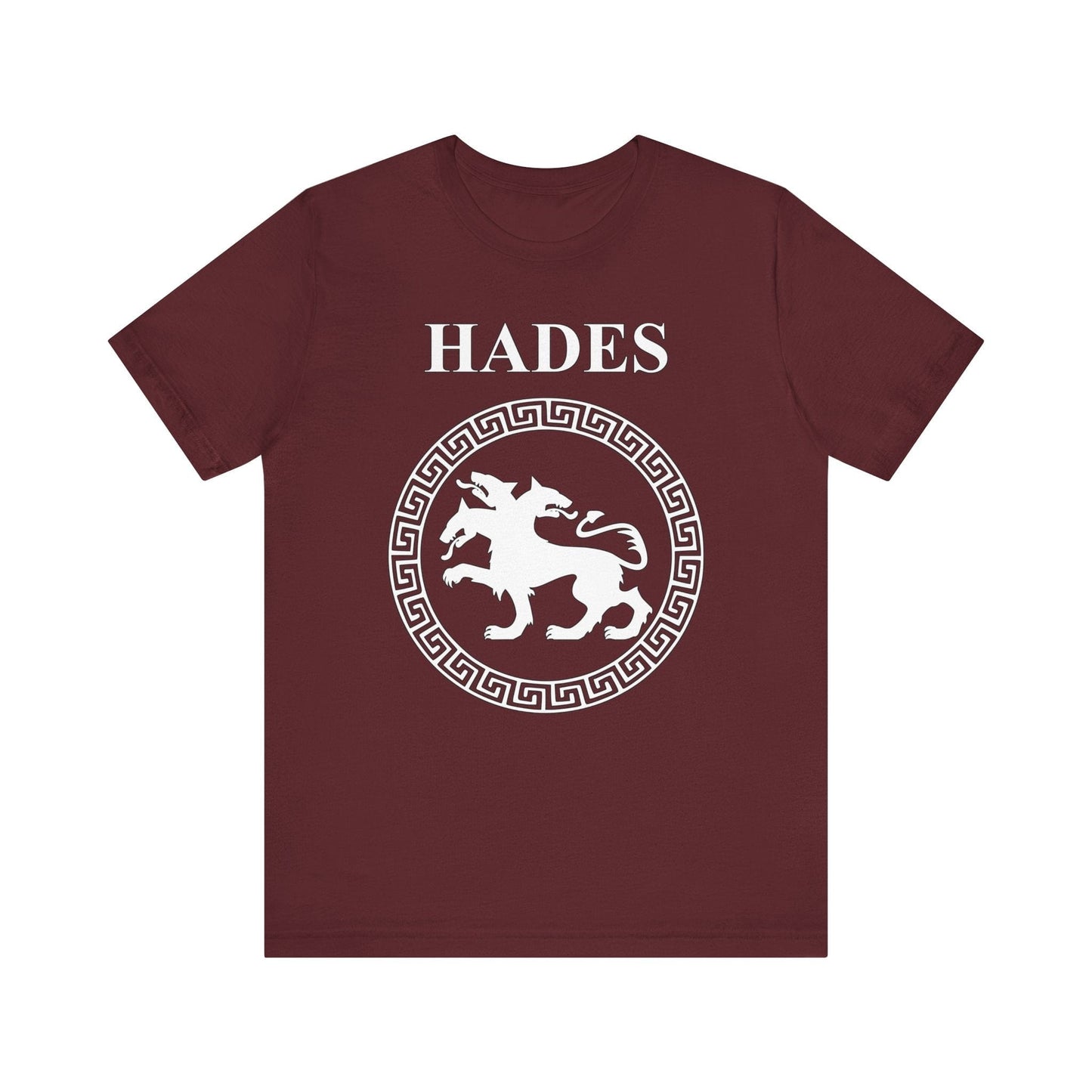 Maroon / S Hades Ancient Greek God T-Shirt