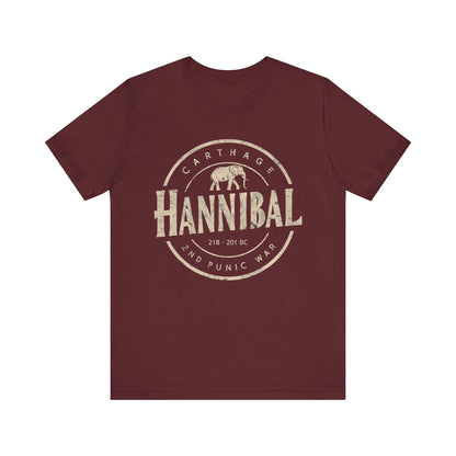 Maroon / S Hannibal Barca - Ancient Carthage - 2nd Punic War T-Shirt