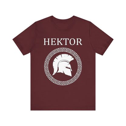 Maroon / S Hektor of Troy - Hero of the Trojan War T-Shirt