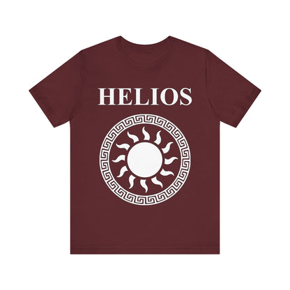 Maroon / S Helios Ancient Greek God of the Sun T-Shirt