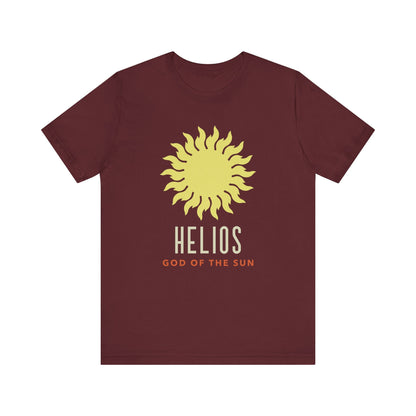 Maroon / S Helios Greek God of the Sun T-Shirt