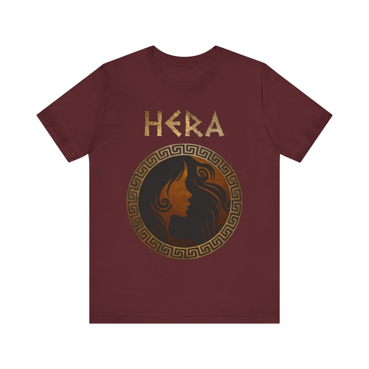 Maroon / S Hera Greek Goddess T-Shirt