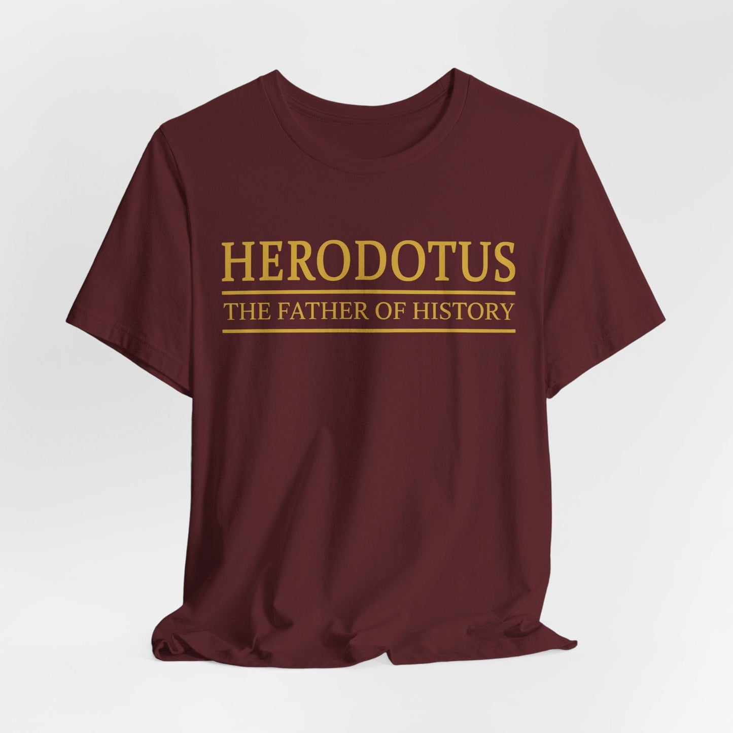 Maroon / S Herodotus Father of History T-Shirt