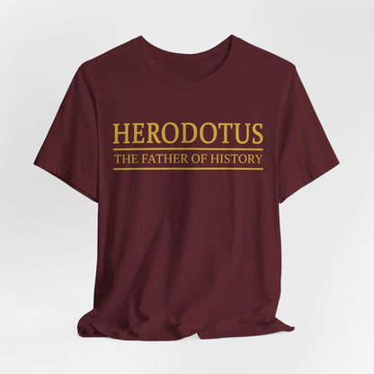 Maroon / S Herodotus Father of History T-Shirt
