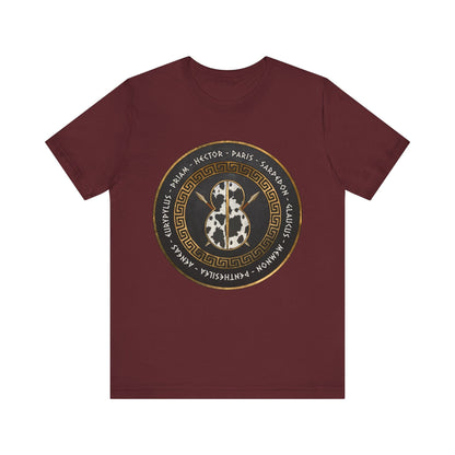 Maroon / S Heroes of Troy - Trojan War T-shirt