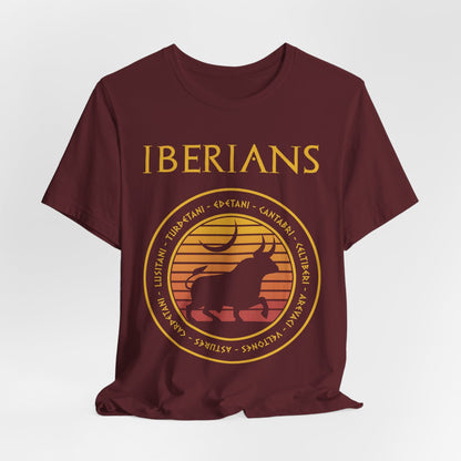 Maroon / S Iberians - Ancient Iberia Tribes T-Shirt