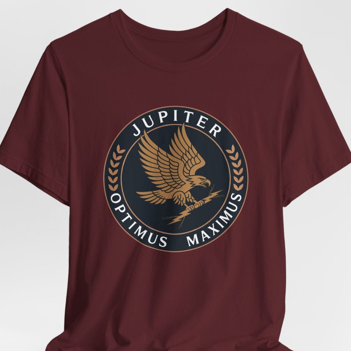 Maroon / S Jupiter Optimus Maximus T-Shirt