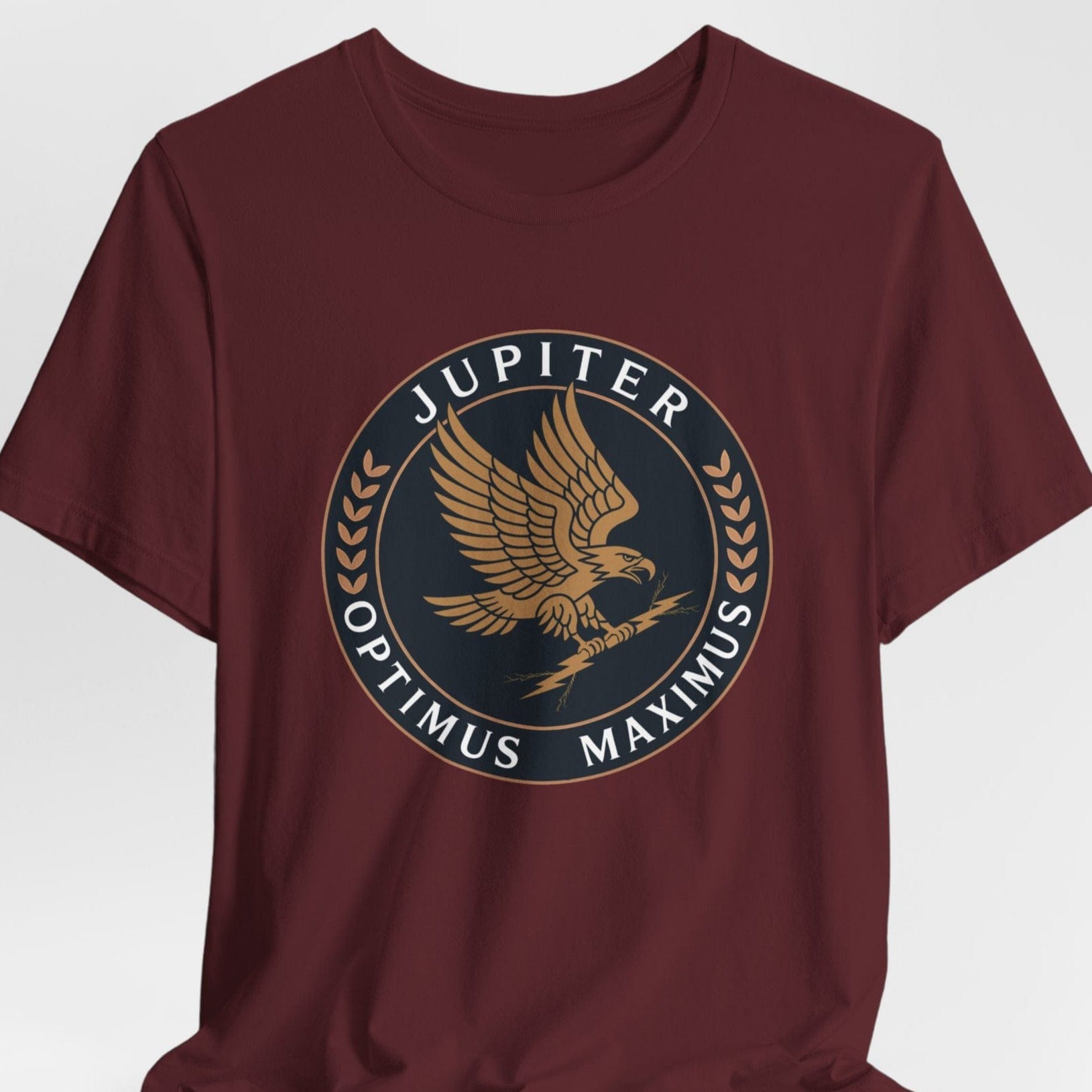 Maroon / S Jupiter Optimus Maximus T-Shirt