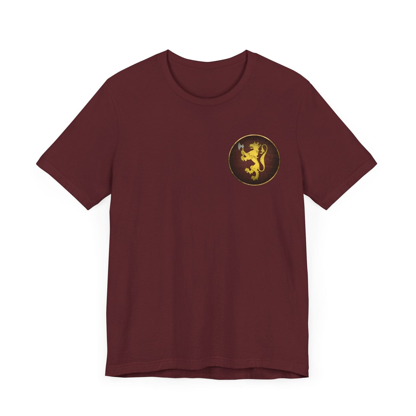 Maroon / S Kingdom of Norway - Double Sided T-Shirt