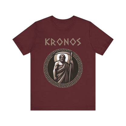 Maroon / S Kronos - Ancient Greek Titan - Greek Mythology T-shirt
