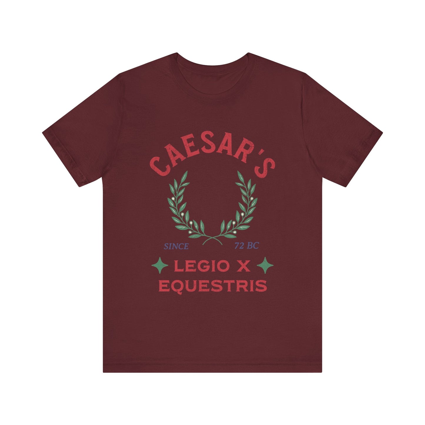 Maroon / S Legio X Equestris - Julius Caesar's 10th Legion T-Shirt