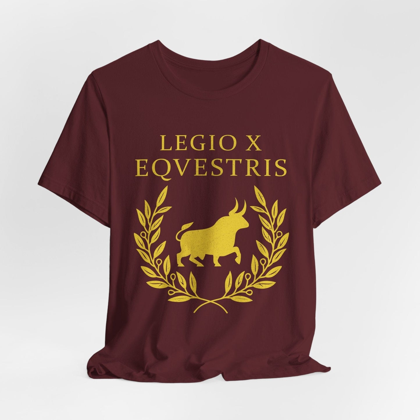 Maroon / S Legio X Equestris - Roman Legion T-Shirt