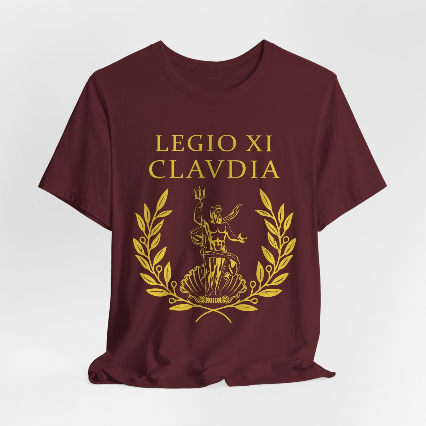 Maroon / S Legio XI Claudia - Roman Legion T-Shirt