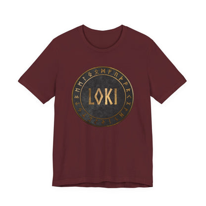 Maroon / S Loki Norse God T-Shirt