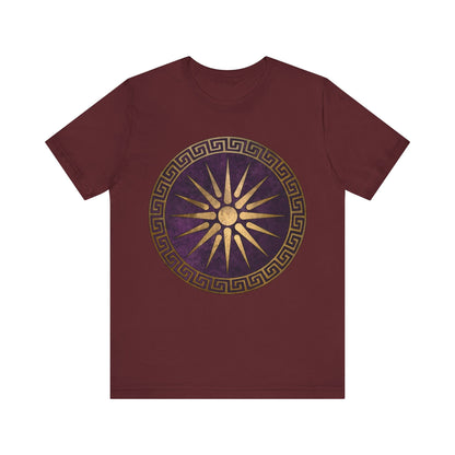 Maroon / S Macedon Alexander the Great Shield T-Shirt