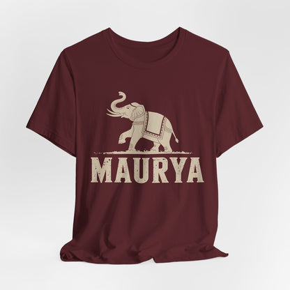 Maroon / S Maurya Ancient India T-Shirt